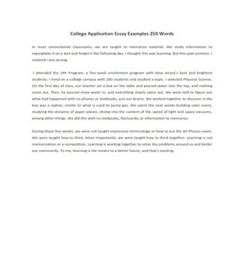best college application essay about yourself