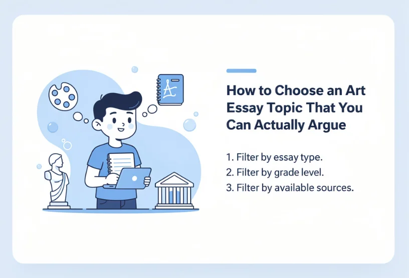 How to Choose an Art Essay Topic