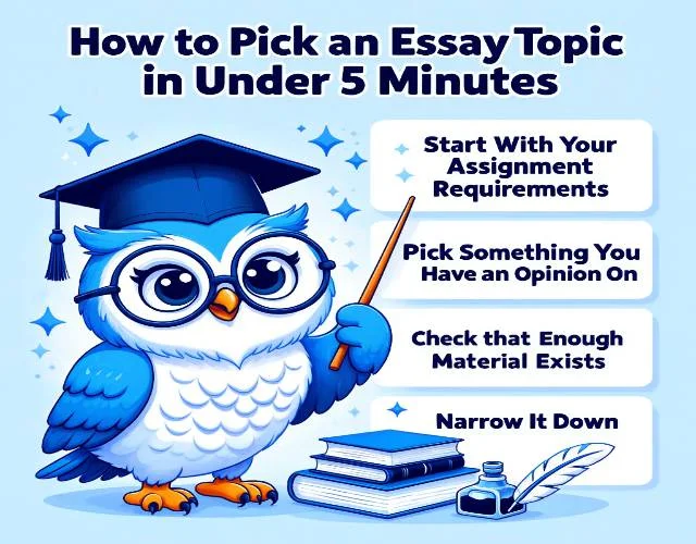 How to Pick an Essay Topic