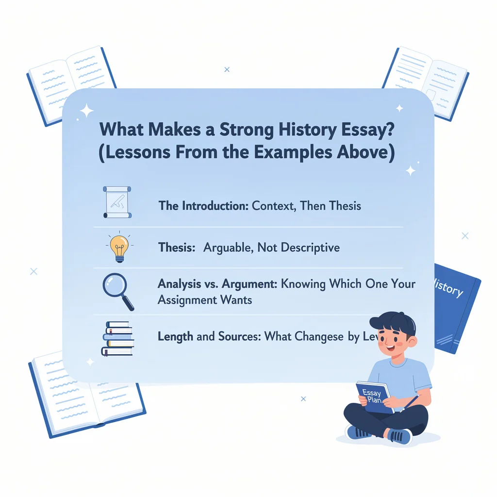 What Makes a Strong History Essay