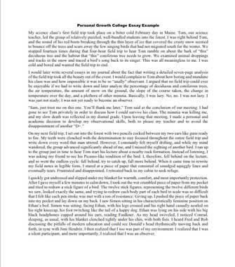 college admission essay about personal growth